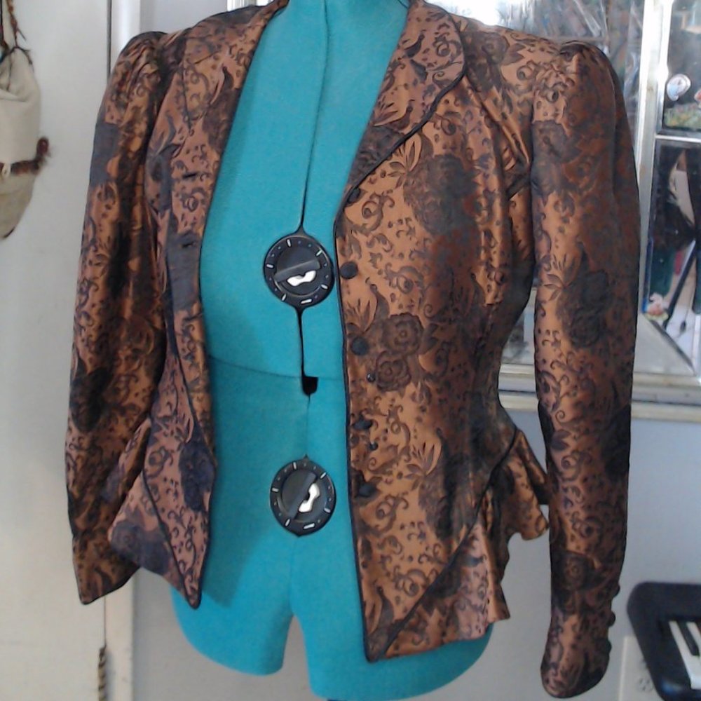 Emanuel Ungaro Parallele Vintage Floral Suit Jacket NWOT